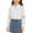 U.White, variant on Agkizg Girls Ruffled Collar Button Down Shirt, Long Sleeve Blouse with Lace Hem, School Casual Top for Kids, Cute Layering Tee, Sizes 5-6 Years