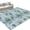Mist Blue Gray Green Light Gray, variant on Large Area Rugs 6'x9', Green Blue Botanical Carpet Runner Indoor Outdoor Rugs Home Decor Aesthetic, Watercolor Vintage Leaves Non Slip Mats Washable Accent Rug for Living Room Bedroom