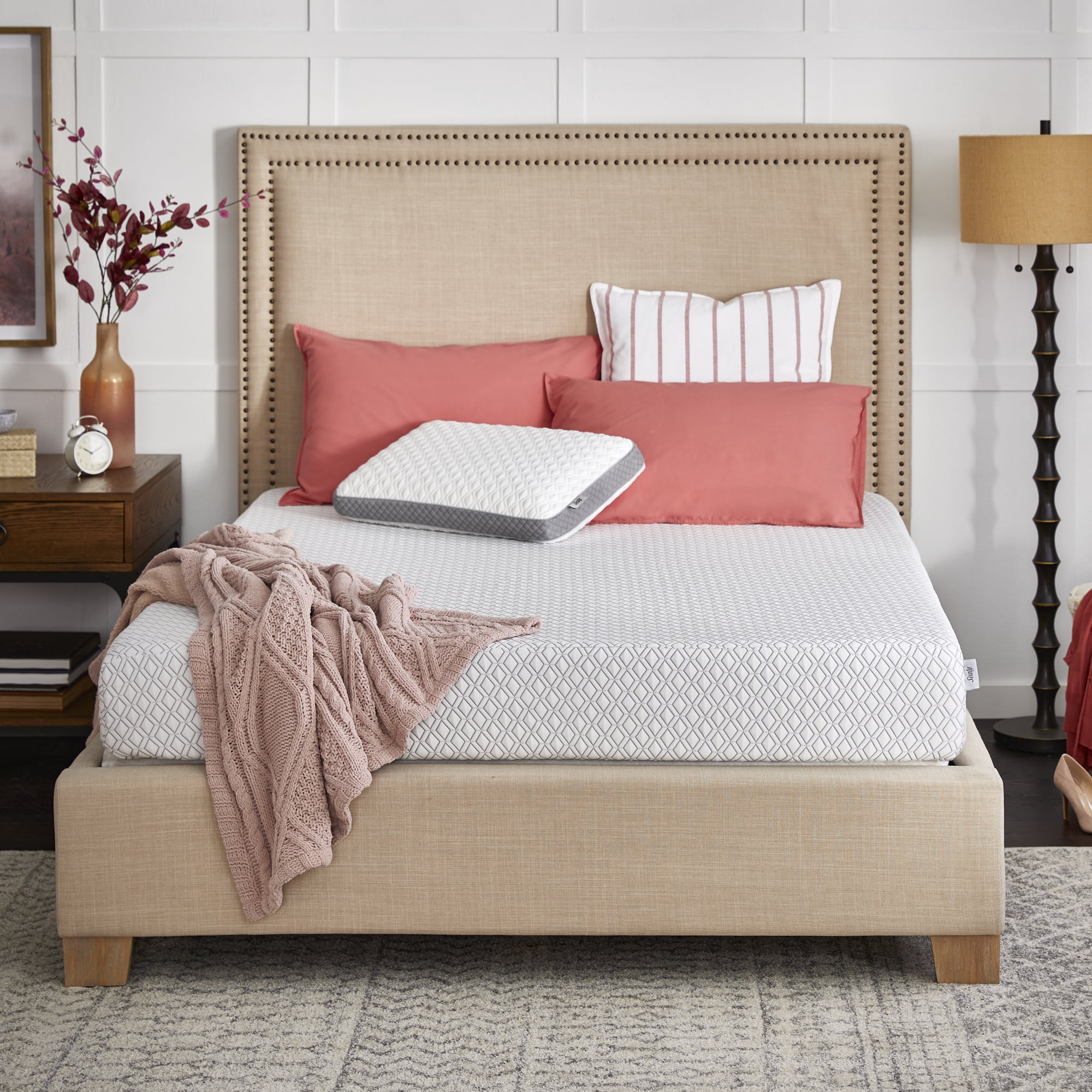 Sealy Cool & Clean 8" Gel Memory Foam Mattress, Twin-XL
