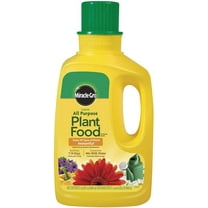 Miracle Gro 1001502 1 Qt Liquid all Purpose Plant Food Concentrate 12-4-8
