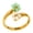 Green, variant on Women's Open Statement Ring Easy Adjustable Daily Jewelry Orange