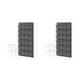 thumbnail image 1 of Ounissouiy Colgador de zapatos sobre puerta Organizador Estantes de almacenamiento Bolsa multifunción Tipo grande 1 Tipo 1 2Conjunto, 1 of 1