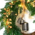 thumbnail image 1 of Campana de Navidad Fiudx Trompeta Metal Shabby Decoración, 1 of 7