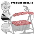 thumbnail image 5 of POLERO Non-Slip Fit Rollator Walker Cover for Street Scenes, Polyester Fabric Removable and Washable Stretchy Rollator Seat Cover, Swirls, 5 of 10