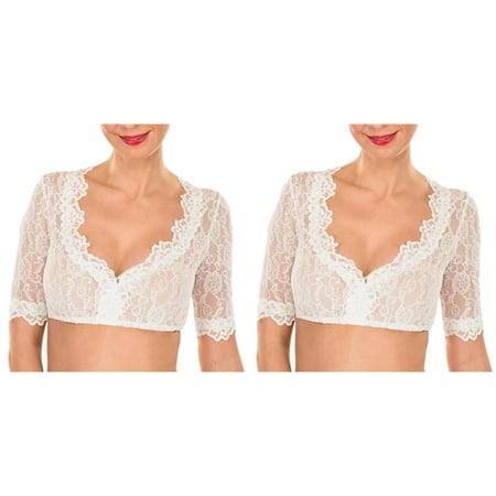 Wijhcboe 2 Pack Blouse Sexy for Women Lingerie Set For Oktoberfest Blouse Black Valentines Day Sexy Lingerie for Women Women s Dirndl Blouse Lace Womens Lingerie Sexy Stockings Dirndl Elegant Women