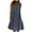 #7-Dark Gray, variant on Pntutb Womens,Summer Print Dress Short Sleeve Crew-Neck Loose Beach Sun Dress