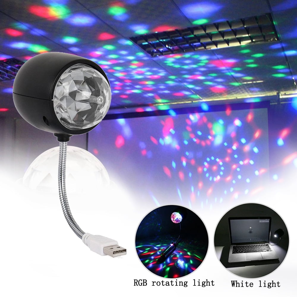 USB Star Light Sound Activated Car Roof Romantic Star Night Lights for Party HOT 