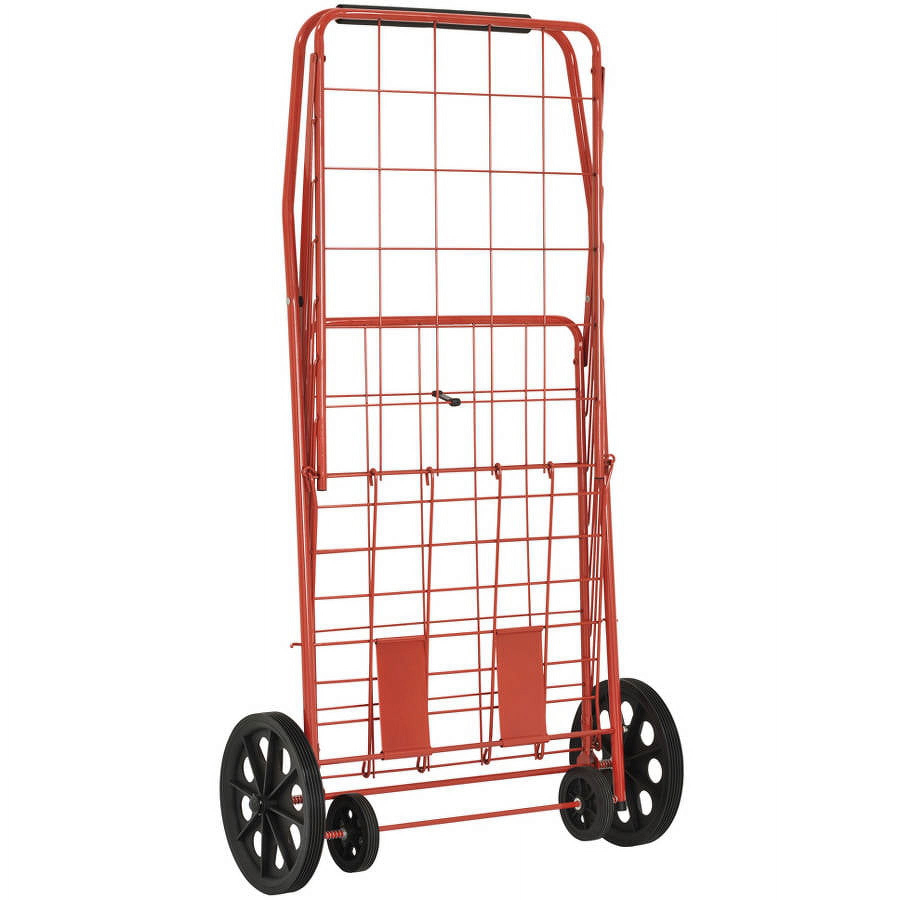 Easy Wheels Shopping Cart Mini Plus, Red 032RD 
