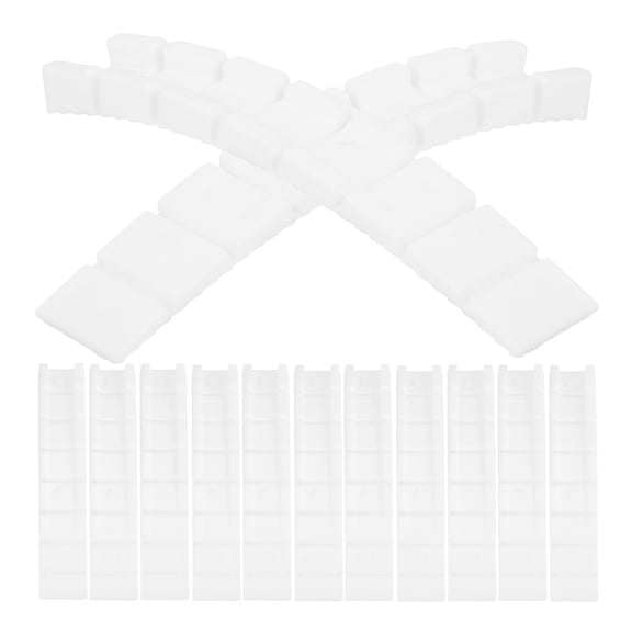 TEHAUX  24 Pcs Risers for Table Legs Furniture Pads Horizontal Spacers
