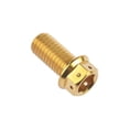 thumbnail image 4 of Wanyifa Titanium Flange Hex Head Bolt M10 20 25 30 35 40 45 50 55 60 65 70 75 80 85 90mm Screws,M10x30mm Pitch 1.25mm,Gold,4 Pcs, 4 of 6