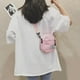 thumbnail image 5 of 3 PCS Casual Bolso Bandolera Mujer Bolso Lona Bolso para Monedero 77705 (Rosa) Rosa, 5 of 9