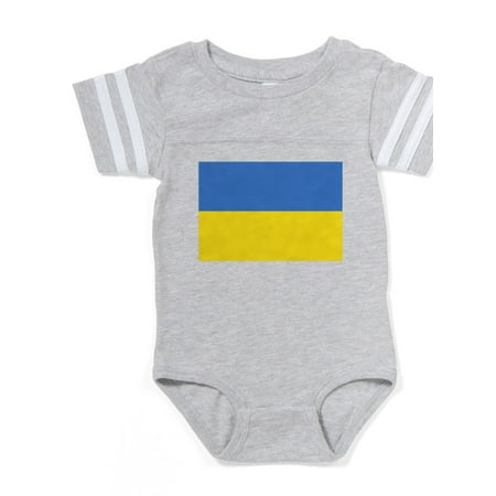 

CafePress - Ukraine Flag - Cute Infant Baby Football Bodysuit