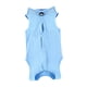 thumbnail image 2 of Traje de recuperación de gatos para después de la esterilización, traje de recuperación de perros para prevenir lamer heridas, traje de protección, Azul S Sunnimix Traje de recuperación, 2 of 8