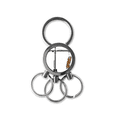 thumbnail image 1 of ¡Grúa! Llavero de metal de acero inoxidable Llavero Anillo de cadena Llavero, 1 of 3