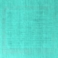 thumbnail image 1 of Ahgly Company Machine Washable Indoor Square Oriental Turquoise Blue Industrial Area Rugs, 8' Square, 1 of 4