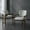 White, variant on Set of 2 White Arm Chairs with Foam Filling / Space - Saving for Dining Rooms