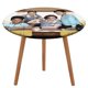 thumbnail image 1 of Los Inbestigadores-theme Fitted Round Tablecloths Elastic Edged Table Covers Waterproof Table Cloth for Kitchen Holiday Party Tables Decor 150cm, 1 of 6