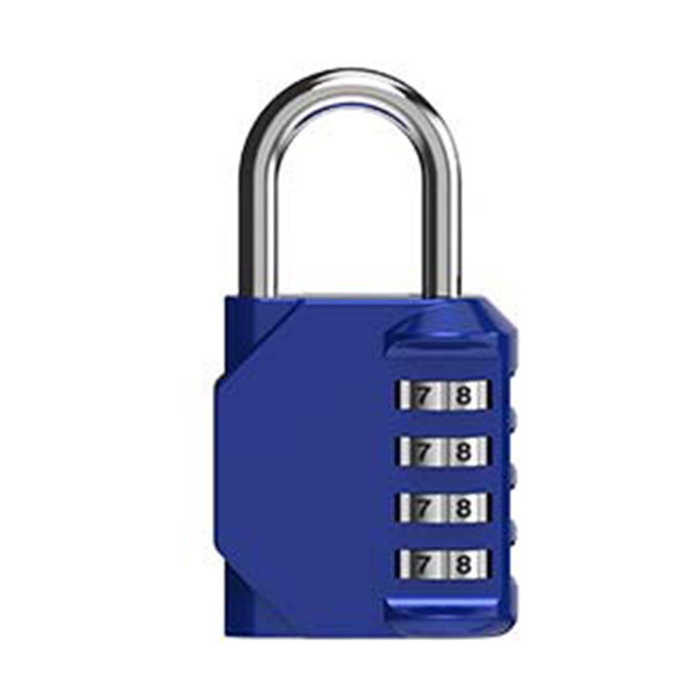 Combination Padlock Outdoor 4 Digits Number Combination Lock SplashProof AntiCorrosion for