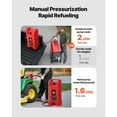 thumbnail image 5 of KFFKFF Fuel Carrier, 15-Gallon Capacity, Mobile Fuel Reservoir with Gravity & Manual Pump Options, Wheeled Fuel Storage Unit, 10 ft Transfer Hose & Hand-Operated Pump, Fuel Trolley for Motorboats, 5 of 9
