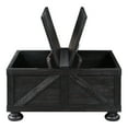 thumbnail image 6 of Furniture of America Flynn Lift-top Storage Wood Antique Black Coffee Table, 6 of 10
