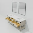 thumbnail image 6 of Norwalk 72 in W White Oak Double Bath Vanity, Cultured Marble Top, and 34 in Mirrors, 6 of 9