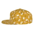 thumbnail image 3 of Balery Baseball Cap Flat Bill Hats for Men Adjustable Size for Running Workouts and Outdoor Activities All Seasons Dad Hat(Daisies Flowers ), 3 of 9