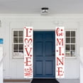 thumbnail image 4 of Door Curtain Valentine's Day Hanging Porch Sign Hanging Decorations, 4 of 6