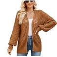 thumbnail image 1 of Loose Slouchy Midi Sweater Jacket for Women, 1 of 3