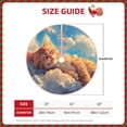 thumbnail image 2 of Haiem Cloud Sleeping Cat Pattern Christmas Tree Skirt Merry Christmas Party Christmas Tree Decoration,New Year Decorations-48", 2 of 6