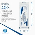 thumbnail image 4 of Dynarex Sterilization Pouches - Self-Sealing Autoclave Bags for Medical, Dental, Tattoo & Nail Care Tools - Blue-Tinted Transparent Cover, Dual Color Indicators (3.5" x 9", 4000), 4 of 4