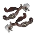 thumbnail image 1 of Espuelas para caballos Sonducket acero inoxidable estilo occidental Marrón, 1 of 1