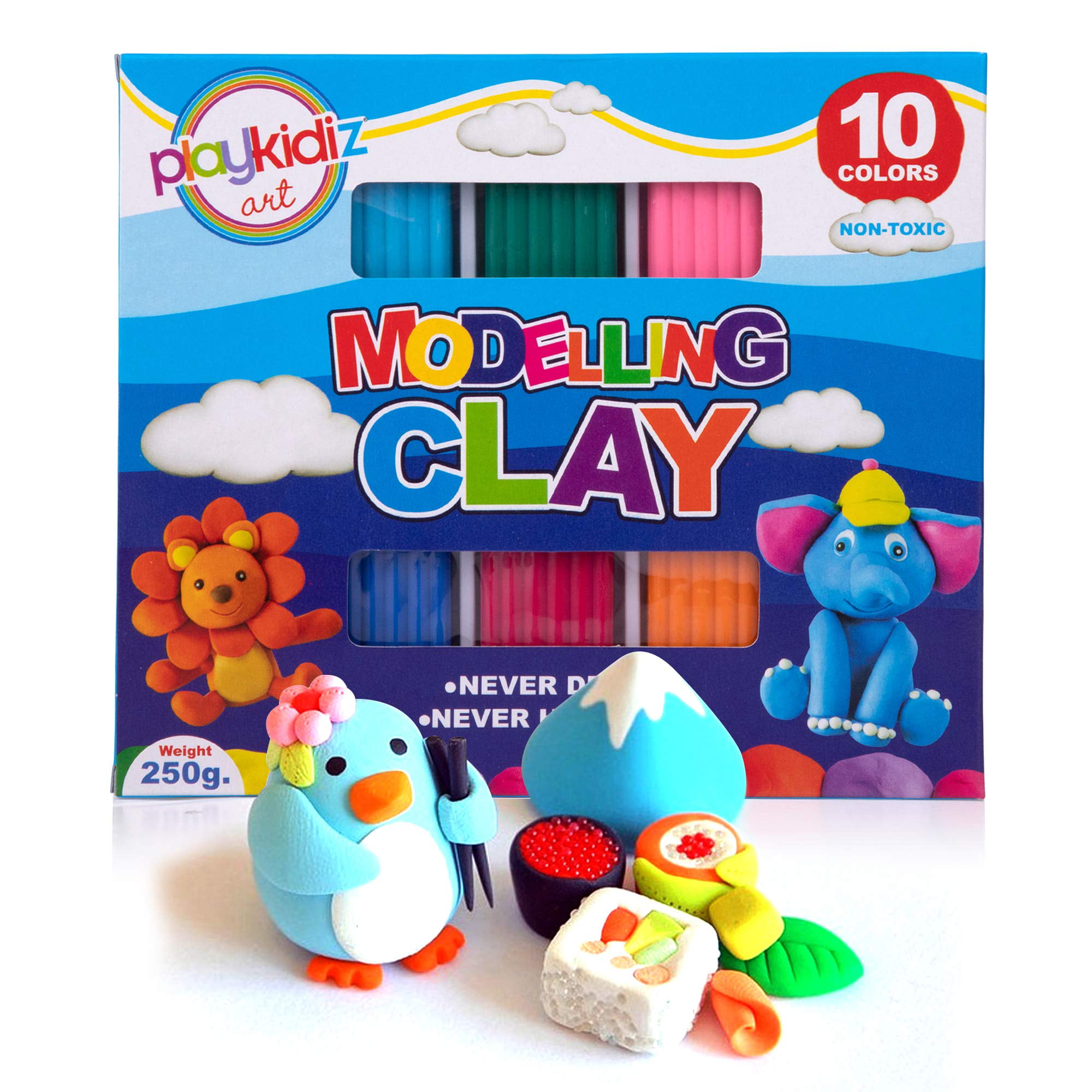 Krafty Kids Modelling Clay 190g Solid Colors, Grey