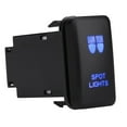 thumbnail image 1 of Interruptor basculante para Hilux, interruptor basculante LED azul de 12 V para automóvil, interruptor basculante para automóvil, durabilidad mejorada, 1 of 3
