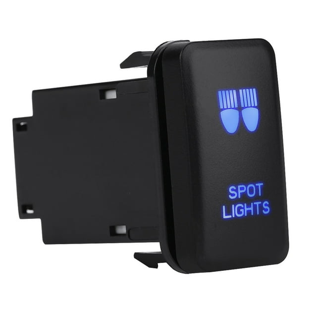 Interruptor basculante para Hilux, interruptor basculante LED azul de 12 V para automóvil, interruptor basculante para automóvil, durabilidad mejorada