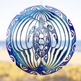 thumbnail image 3 of VP Home Tribal Turtle Kinetic Wind Spinners for Yard and Garden Wind Spinner Outdoor Metal Large Hanging Turtle Decor 3D Garden Art Wind Sculpture Spinners Kinetic Art Lawn Ornaments, 12x15 inches, 3 of 8