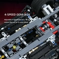 thumbnail image 5 of MACTANO Car Building Block Set Sports Car X19 Speed Champions Race Car Building Kit Toy Gift Black, 5 of 7