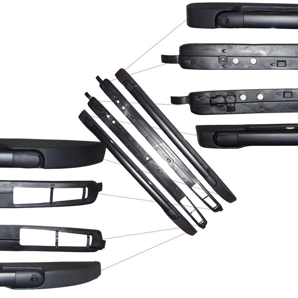 LABLT Roof Rack Cross Bars Set Fit for 2005-2018 Toyota Tacoma Double Cab Style Aluminum