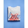 thumbnail image 3 of Realistic Heart Love You Sweatshirt Women -Image by Shutterstock, Female x-Large, 3 of 4