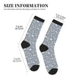 thumbnail image 3 of Bingfone Compression Socks for Women and Men Long Socks for Running Athletic Cycling Nurse- Sleep Rabbit, 3 of 7