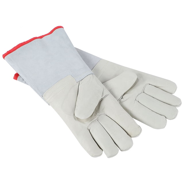 Guantes de Trabajo de 40 cm de Largo, Guantes Protectorados Criogénicos para Tratamiento de Nitrógeno Líquido Gnl, Cálidos Criogénicos para Ambientes de Baja Temperatura