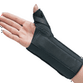 thumbnail image 2 of Comfort Cool D-Ring Thumb & Wrist Orthosis, Long, Left, X-Large, 2 of 4