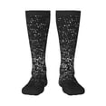 thumbnail image 2 of Lsque Black And White Dotted Printed Crew Socks Men's Women's LightWeight Thin Casual Calf Socks ,Knee High Socks,Cotton Socks, 2 of 9