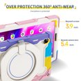thumbnail image 3 of FJLBDE Case for Lenovo Tab K10 / M10 FHD Plus 10.3 inch with 360 Kickstand, Shoulder Strap Carrying Protective Cover, Multicolor Pink, 3 of 6