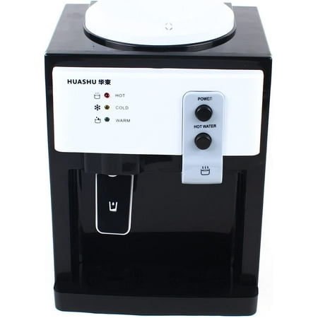 Top-mounted countertop water dispenser 5 gallons hot/ice/cold top-mounted water dispenser, suitable for home office use