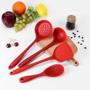 Kitchen Cooking Tools Set, Silicone Kitchenware Set, 4 Pieces, Spoon Shovel Non stick Pot Shovel Spoon Set, Kitchen Set
