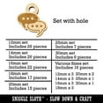 thumbnail image 2 of Conversation Discussion Chat Bubbles Icon Wood Mini Charms Shapes DIY Craft Jewelry - With Hole - 14mm (26pcs), 2 of 7