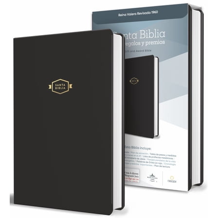 Biblia RVR 1960 para Regalos y Premios, Negro / Spanish Bible RVR 1960 Gift and Award Bible Black (Paperback)