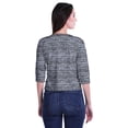 thumbnail image 3 of Moomaya Printed Keyhole Neck Ring Top Casual 3/4th Sleeve Tees Tank Tunic Top, 3 of 5