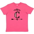 thumbnail image 3 of Inktastic Letter C Monogram Tribal Arrow Youth T-Shirt, 3 of 5