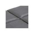 thumbnail image 4 of SIMPLIHOME Avalon Table Basse Carrée de 35 Pouces de Large avec Dessus Relevable et Rangement, Pouf Repose-Pieds de Cocktail en Similicuir Gris Pierre Rembourré pour le Salon, Contemporain, 4 of 8